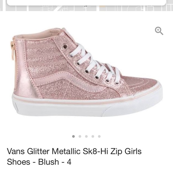 girls vans glitter